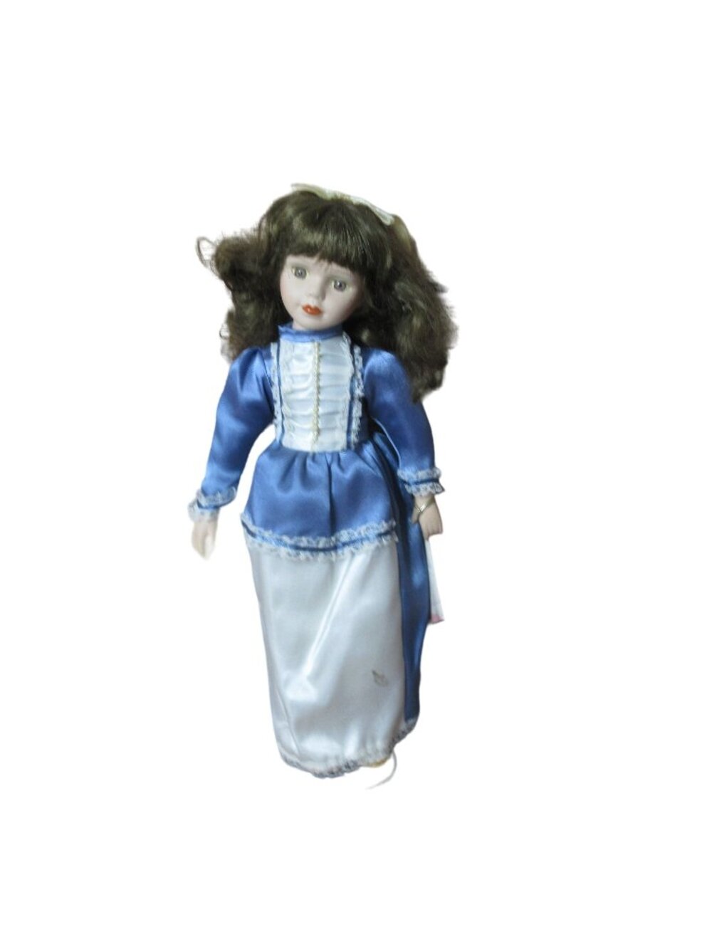 Limited Edition Rose Collection Fine 16" Bisque Porcelain Doll Kitty - READ